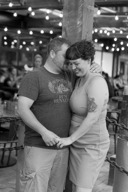 happy couple engagement photo - muir image photography