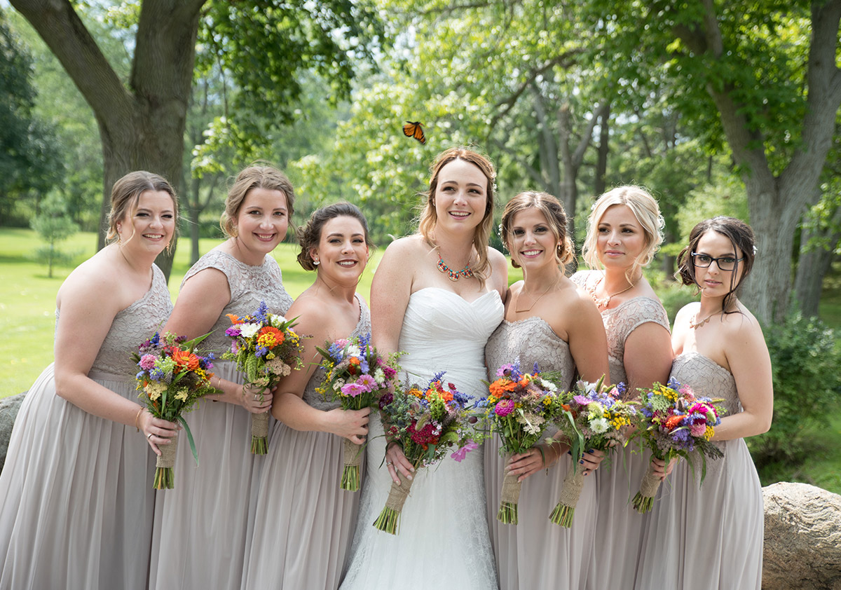 Muir Image Photography - Bridal Party Outside